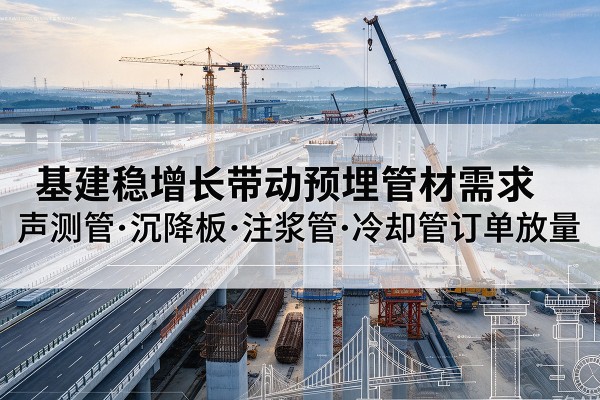万宁基建稳增长带动预埋监测管材需求，声测管、沉降板、注浆管订单持续放量
