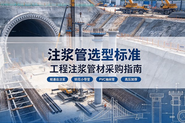 万宁注浆管选型标准