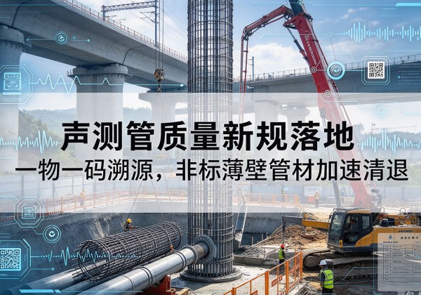 万宁声测管质量新规落地，一物一码溯源，非标薄壁管材加速清退